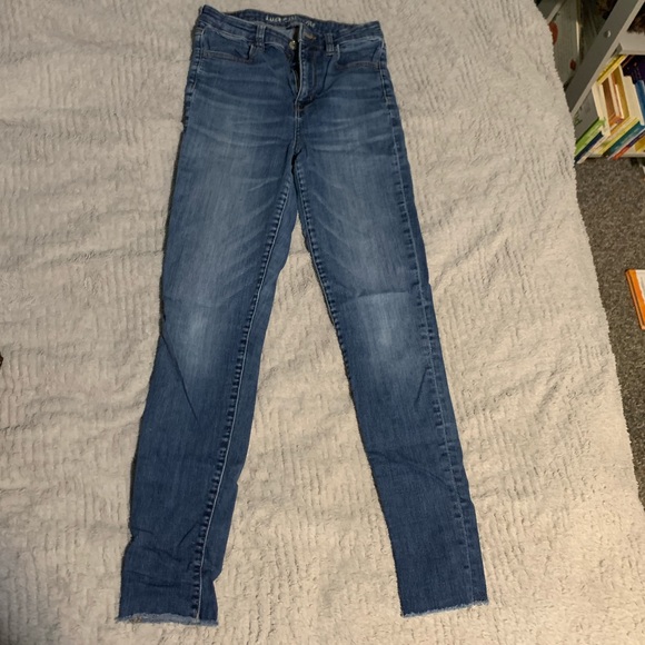 American Eagle Outfitters Denim - AEO | Super Hi-Rise Jegging Crop Long